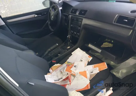 2012 Volkswagen Passat 2.5L S from USA, damaged, VIN 1VWAP7A34CC050417